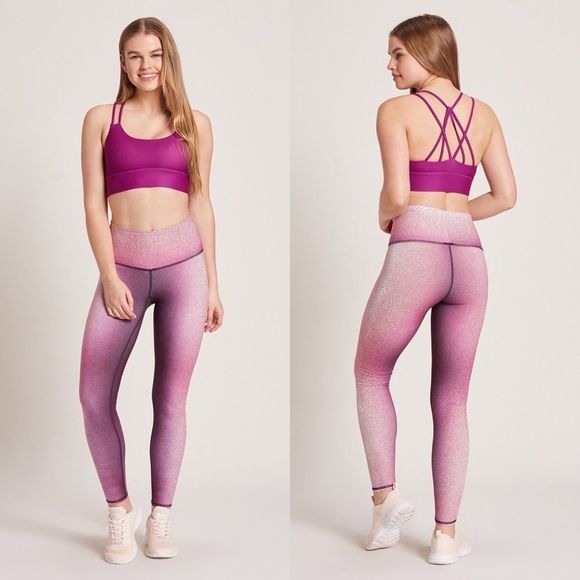 NIYAMA SOL Shagreen Peony High Waisted Leggings Size XS - Picture 2 of 8